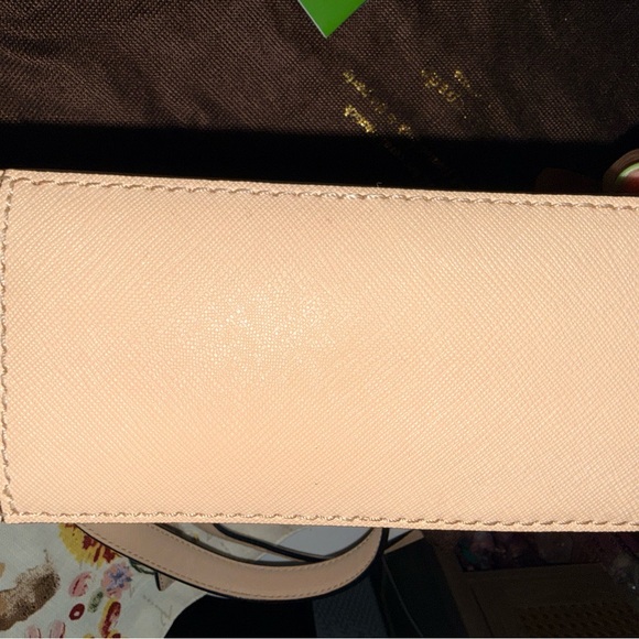 Kate Spade Newbury Lane Cammie crossbody nude purse Saffiano leather dust bag - Picture 8 of 16